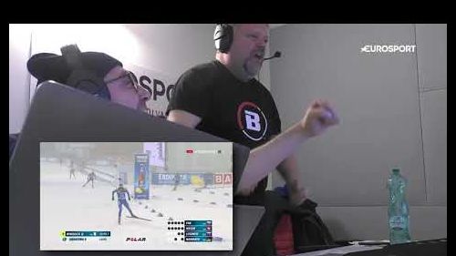 Massimiliano ambesi e dario puppo impazziscono di gioia per l'oro di dominik windisch!