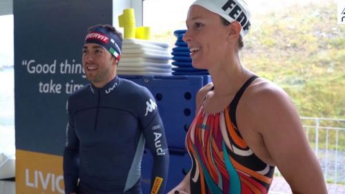 Federico pellegrino sfida federica pellegrini a livigno