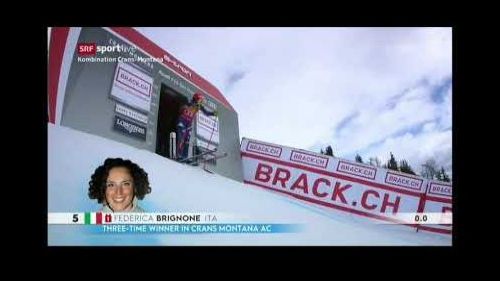 Federica brignone vince la combinata di crans montana 2020