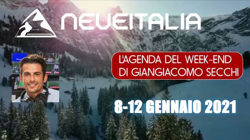 L'agenda del week-end di giangiacomo secchi - 08-12 gennaio 2021