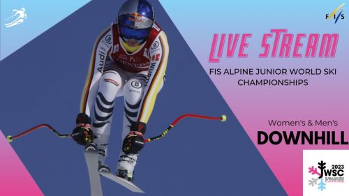 Live: fis alpine junior world ski championships 2023 st. anton - women's and men's downhill
