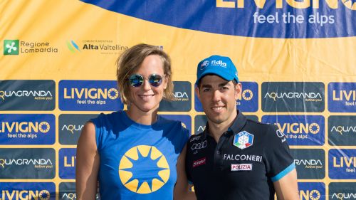 Livigno ha inaugurato l'anello di fondo, ospiti d'onore Chicco Pellegrino e la 'Divina' Federica Pellegrini