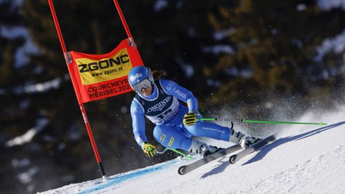 Un'altra giornata da cartolina a Méribel, alle 11.30