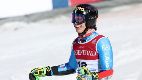 Ghiaccio Verde del 17 Febbraio con Paolo De Chiesa. Il gigante è Odermatt