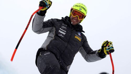 Dominik Paris   allenamenti in Alto Adige