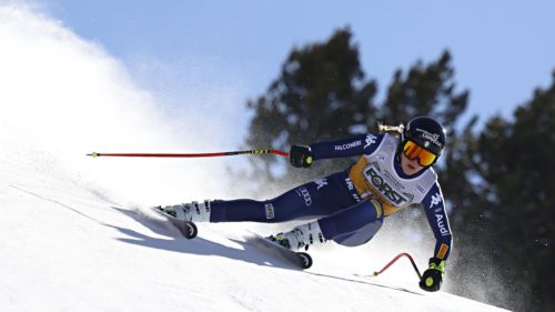 Mattia Cason si prende la prima discesa al Piz Sella: bruciato per un centesimo il francese Caillot