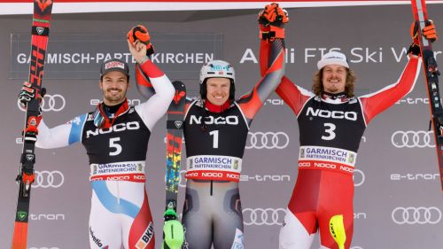 A Garmisch il primo urlo in slalom di Loic Meillard; per Razzoli una rimonta da 7° posto