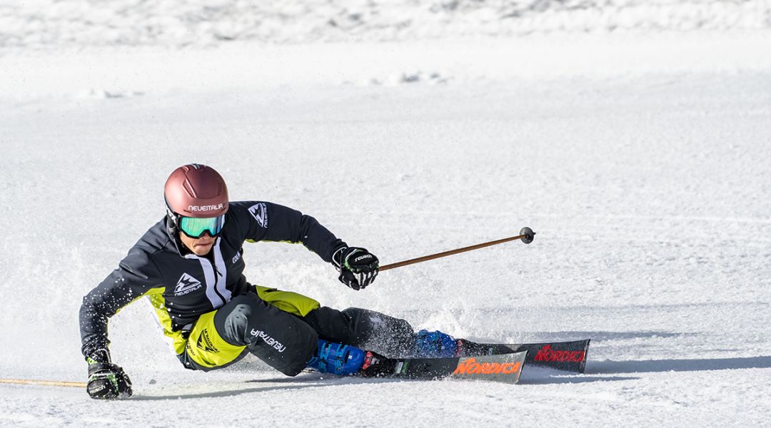 Davide Marinelli al test di Salomon S/Race 130 WC (2023)