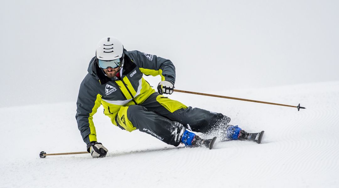 Giordano Magri al test di Salomon S/Pro Alpha 130 EL (2024)