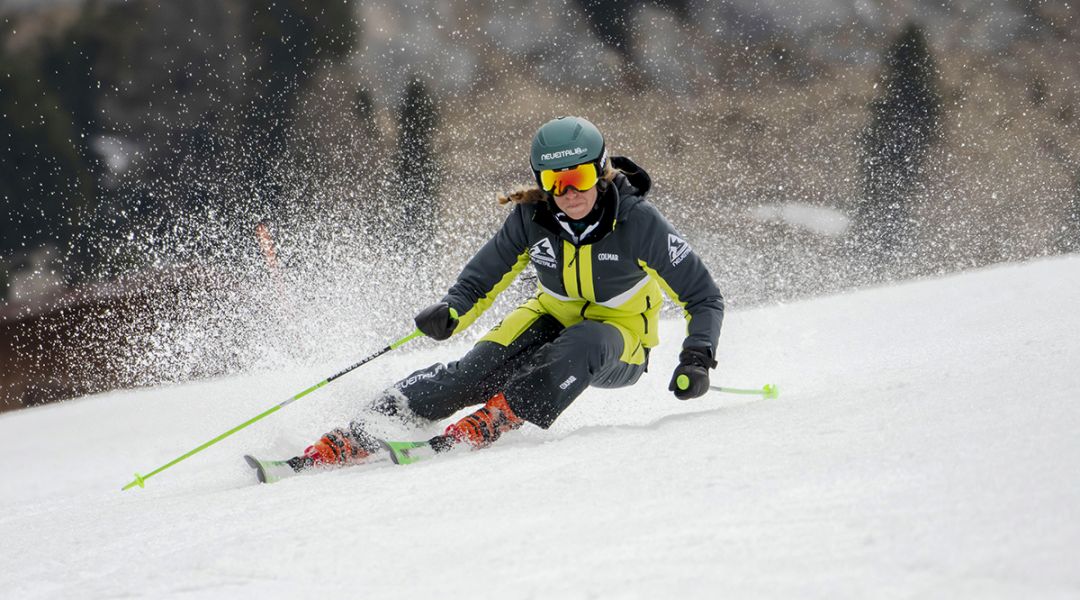 Valeria Poncet al test di Atomic Redster X9S Revoshock S (2023)
