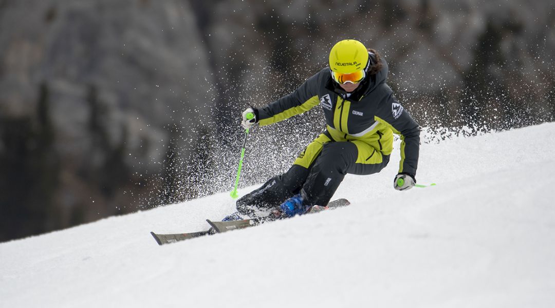 Isabel Anghilante al test di Rossignol React 8 CAM (2023)