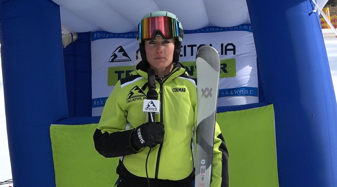 Giulia Antonucci al test di Volkl Shine SC (2026)