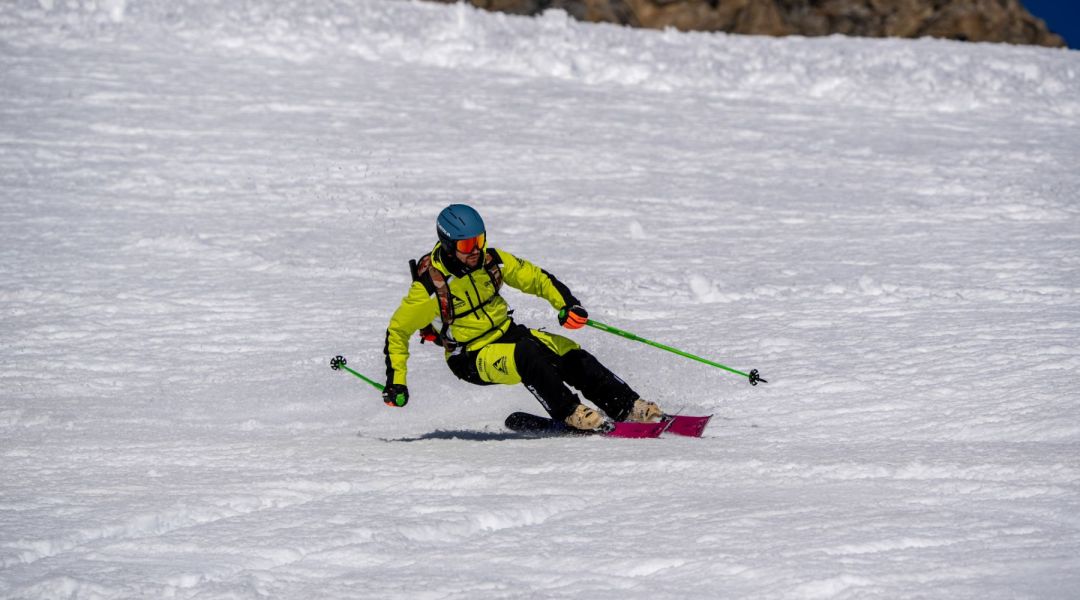 Alberto Magri al test di Rossignol Sender Free 100 (2026)