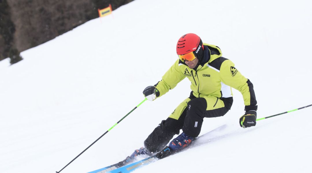 Alex Favaro al test di Atomic Redster X9S Revoshock S (2025)