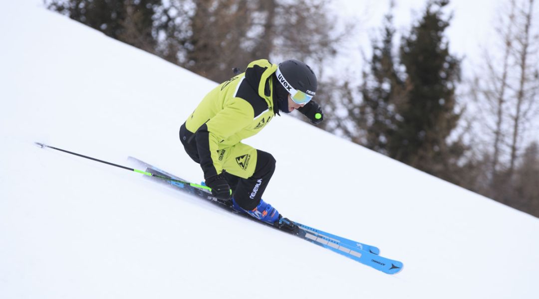 Matteo Garino al test di Atomic Redster X9S Revoshock S (2025)