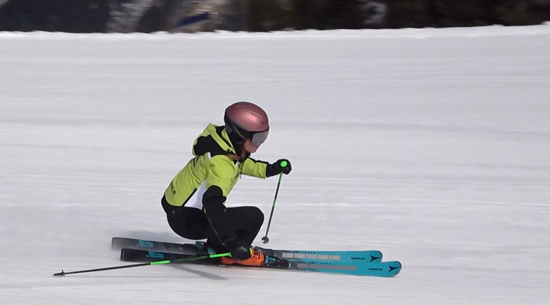 Valeria Poncet al test di Atomic Redster X9S Revoshock S (2025)