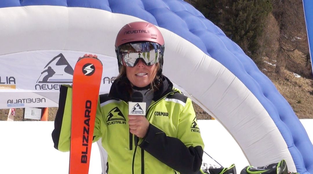 Valeria Poncet al test di Blizzard Firebird SRC (2025)