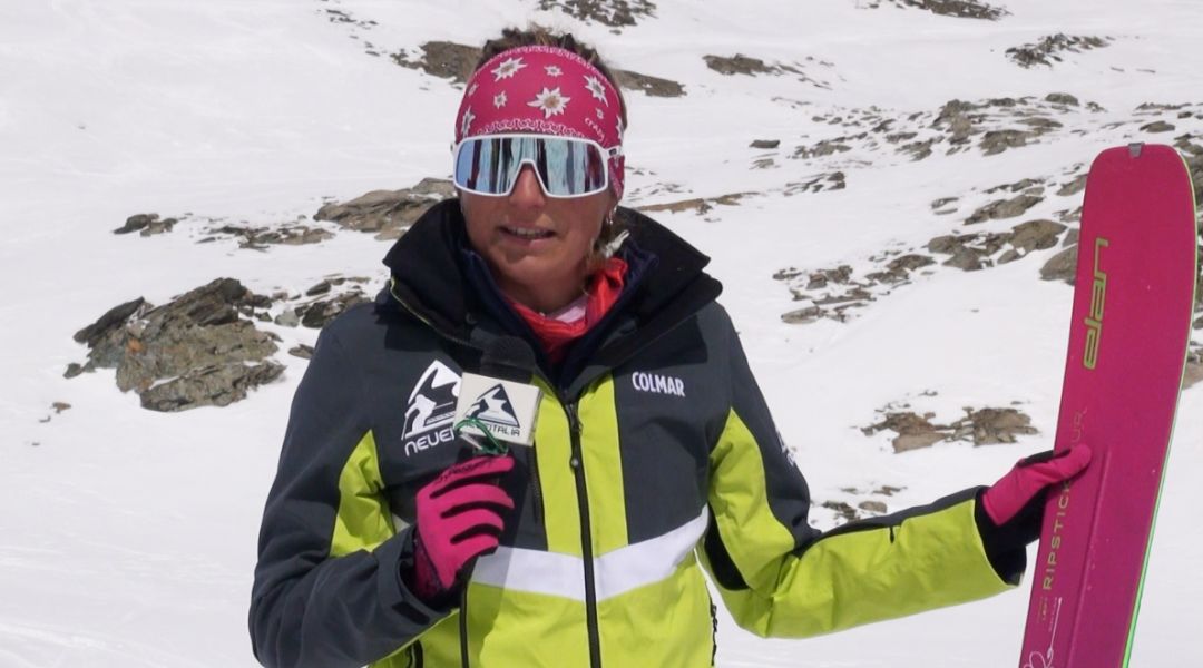 Valerie Pramotton al test di Elan Ripstick Tour 104 (2025)