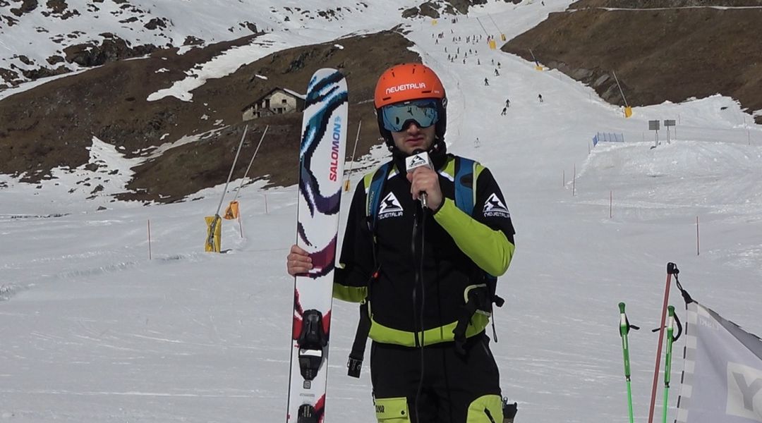 Eugenio Gaggero al test di Salomon QST Blank (2026)