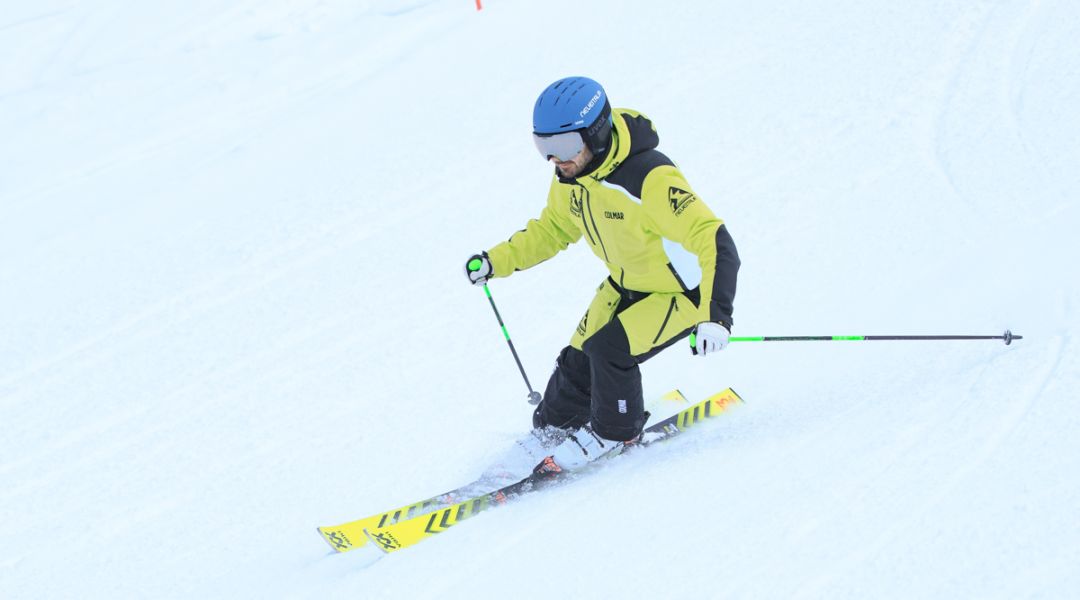 Federico Casnati al test di Volkl Racetiger SL (2025)