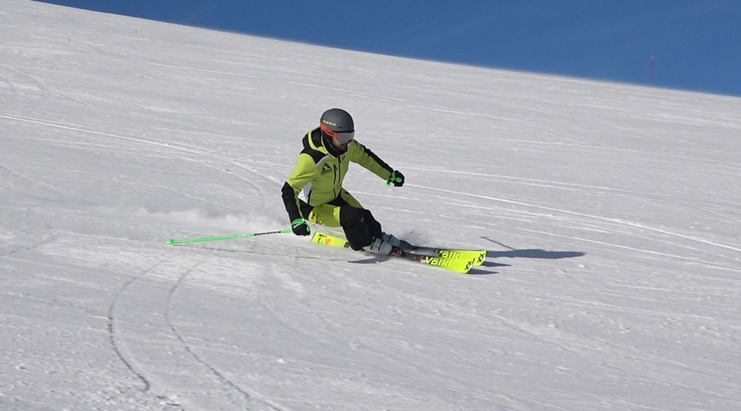 Federico Casnati al test di Volkl Racetiger SL (2026)