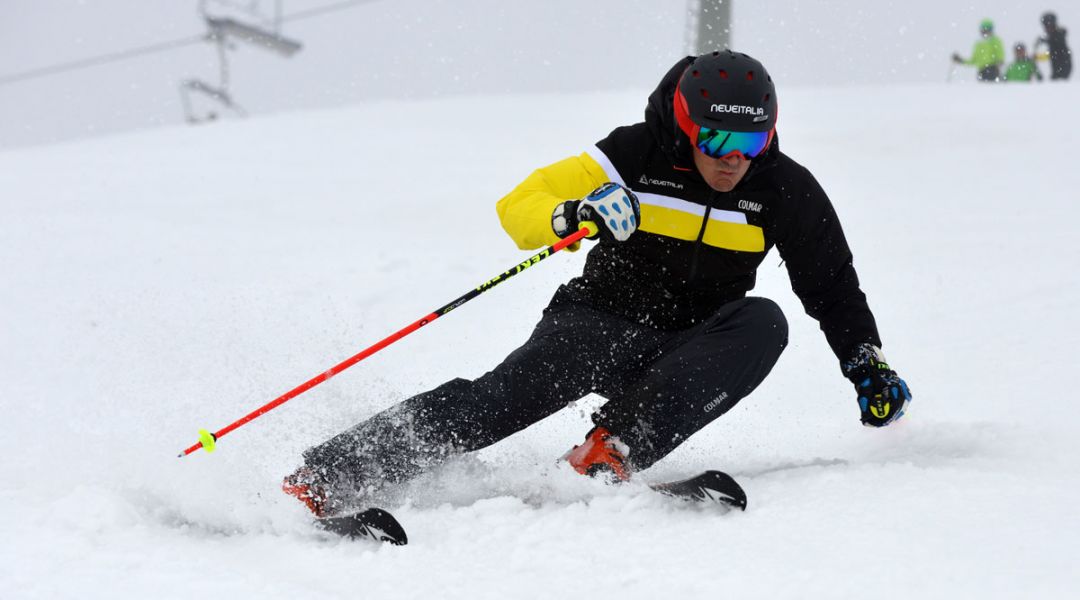 Andrea Odinotte al test di Blizzard Quattro RS (2018)