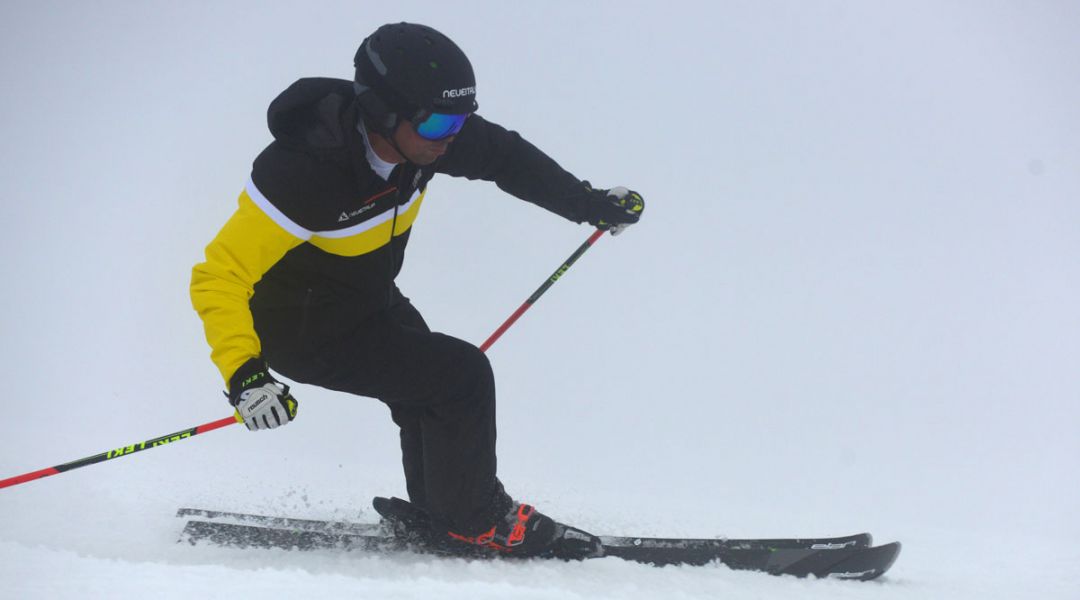 Federico Salvagno al test di Elan Amphibio 16 Ti2 Fusion (2018)