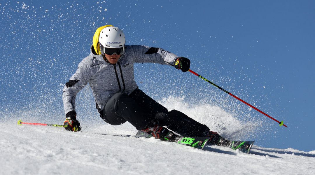 Stefano Belingheri al test di Volkl Code Speedwall L (2018)