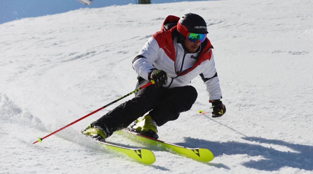 Denis Kaneider al test di Fischer RC4 The Curv GT (2018)