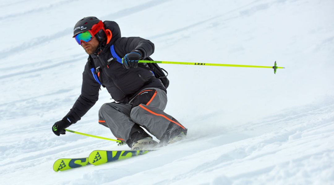 Rolando Bertolina al test di Blackcrows Atris (2018)