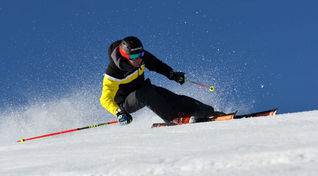 Andrea Odinotte al test di Dynastar Speed WC Master (2018)