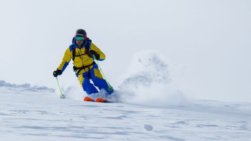 Alex Penengo al test di Salomon xDr 88Ti (2019)