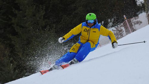 Rolando Bertolina al test di Blizzard Firebird WRC WC Piston (2019)