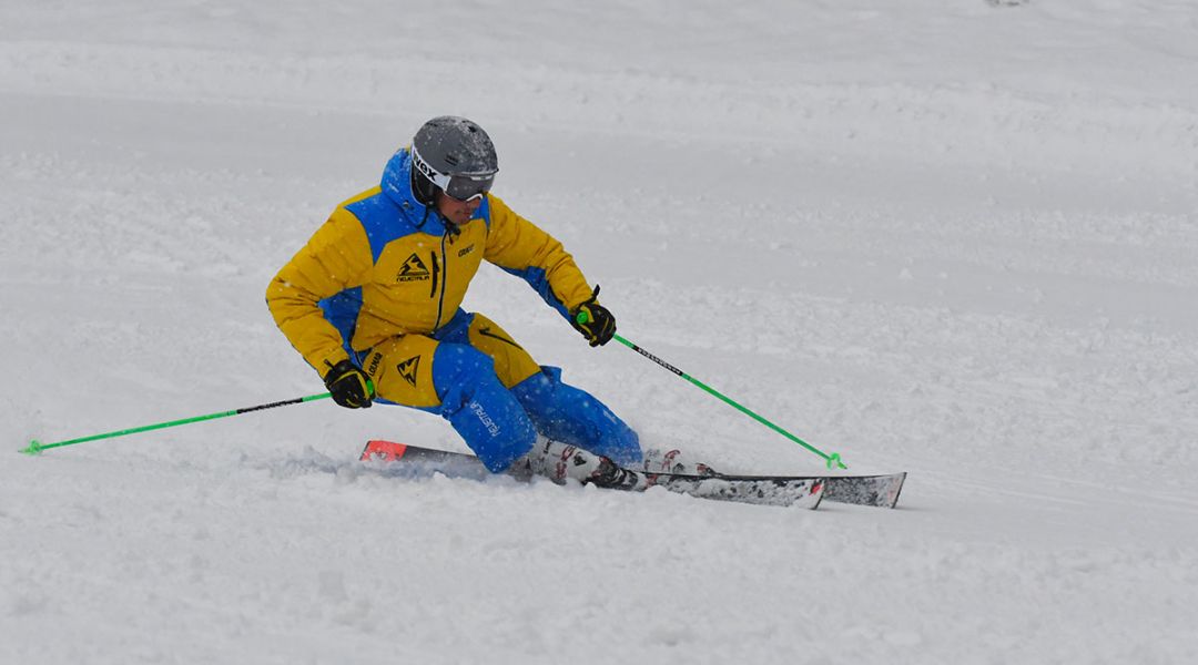 Riccardo Giacomel al test di Blizzard Firebird Competition (2020)