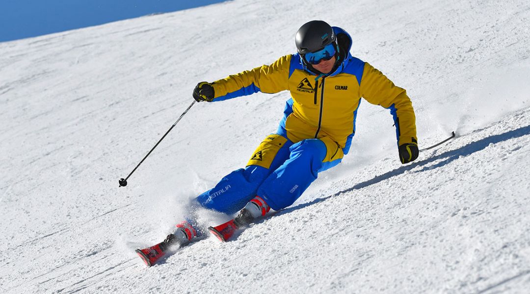 Giovanni Manfrini al test di Blizzard Firebird SRC WC Piston (2020)