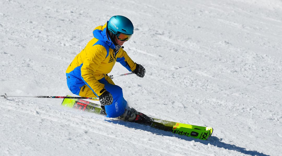 Isabel Anghilante al test di Volkl Racetiger SL (2020)