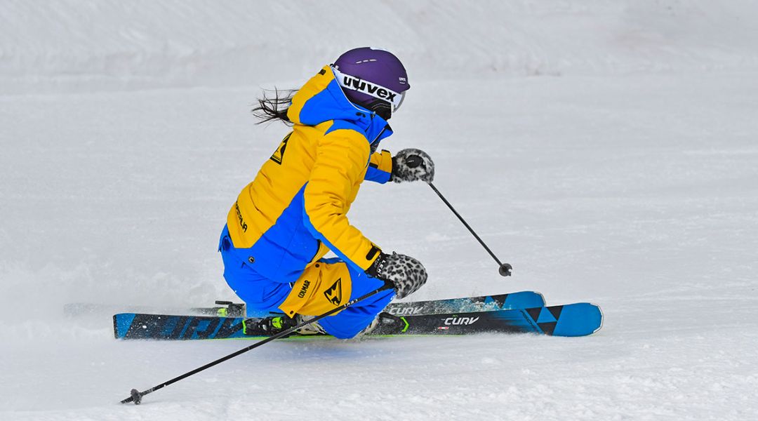 Elena Re al test di Fischer MyCurv Allride (2020)