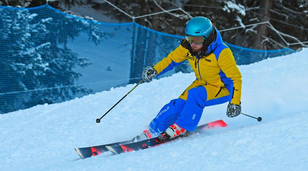 Francesca Rudisi al test di Fischer Rc One 86 GT Multiflex (2020)