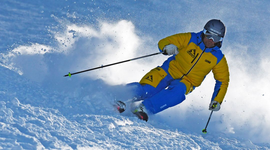 Rolando Bertolina al test di Dynastar Speedzone 4x4 82 Blue (2020)