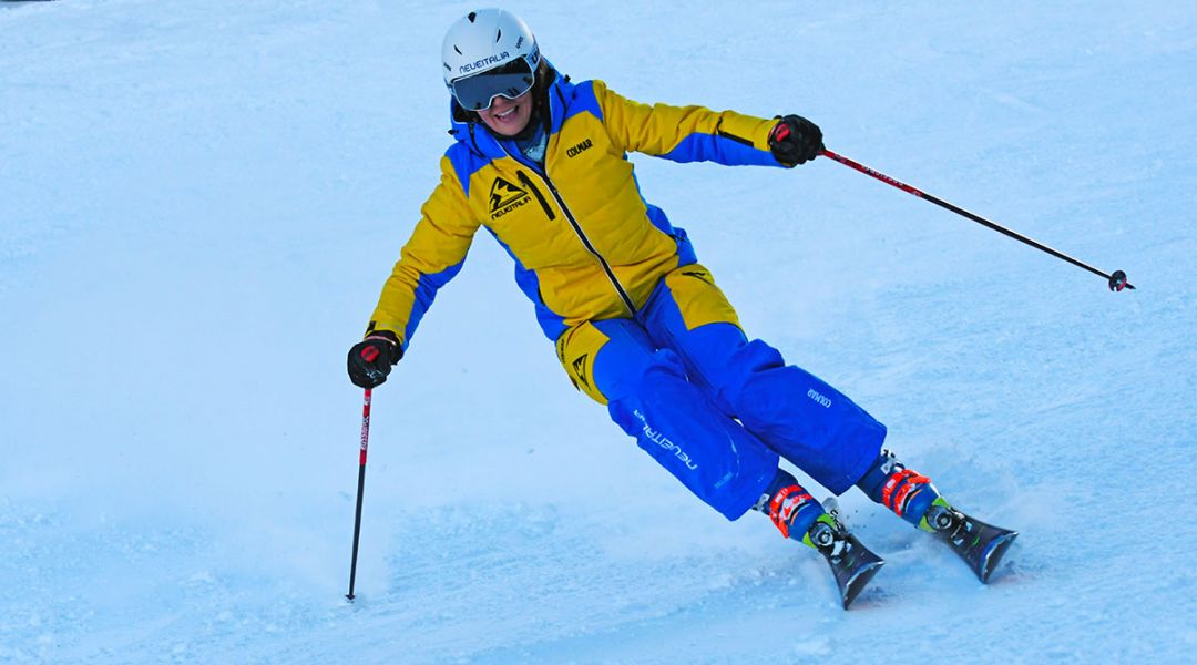 Laura Jardi al test di Dynastar Speedzone 4x4 82 Blue (2020)