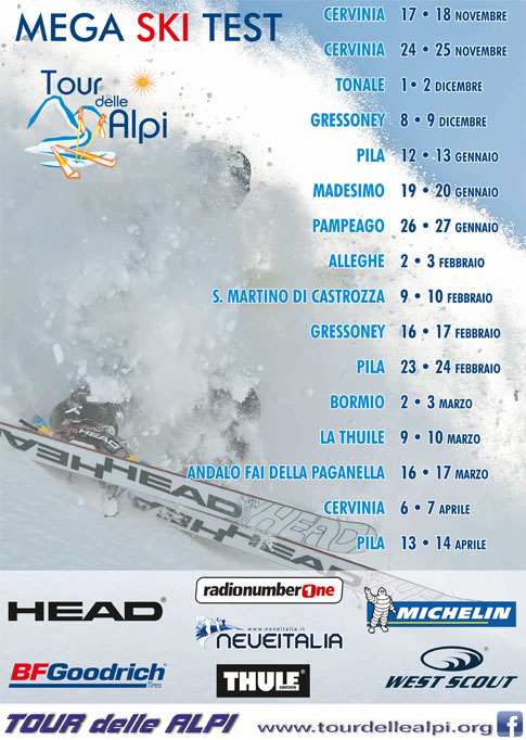 programma tour delle alpi